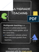 Multigrade Teaching