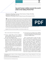 Int J Psychol - 2015 - Diener - Subjective Well Being and Human Welfare Around The World As Reflected in The Gallup World