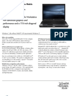 HP Elitebook 8740w Notebook Datasheet