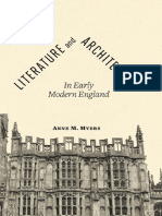 Literature and Architecture in Early Modern England