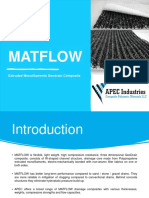 Matflow: Extruded Monofilaments Geodrain Composite