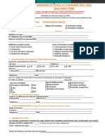 ANNEXE 1 Bis 2021 2022 FORMULAIRE DEMANDE DE STAGE A L'ETRANGER