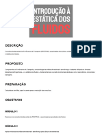 Introdução À Estática Dos Fluidos