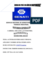 Actividad Entregable (1) de Matemática