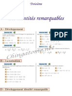 Chingatome-Troisième-Les Identités Remarquables