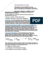 Effect of Potassium Bisulphate As A Food Preservative