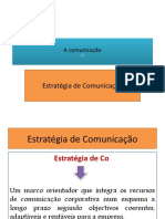 Estratégias de Comunicação