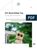 DIY Wood Robot Toy