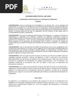 ACUERDO EJECUTIVO No. 697-2018: El Presidente Constitucional de La República de Honduras Acuerda