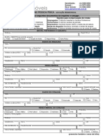 Ficha Cadastral - Inquilino PF - Residencial