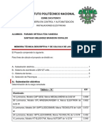 MEMORIA DESCRIPTIVA Y DE CALCULO - Instalacion Electrica Industrial