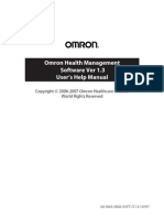 Omron Health Management Software Users Manual