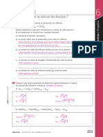 Exercices: Qu'est-Ce Que La Vitesse de Réaction ?