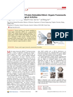 One-Pot Synthesis of Protein-Embedded Metal Organic Frameworks With Enhanced Biological Activities