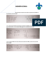 Ejercicios de Ingeniería Ecómica