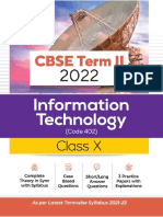 Arihant I.T. Term 2 Question Bank Class 10th