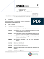 MEPC.2-Circ.26 - Provisional Categorization of Liquid Substances in Accordance WithMarpol Annex II and The... (Secretariat)