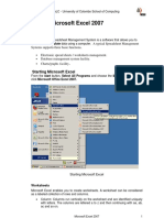 Excel 2007 User Manual Final Version