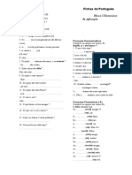 Exercícios de Gramática