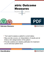 Pediatric Outcome Measures