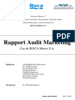 Rapport Audit Marketing ROCA Maroc