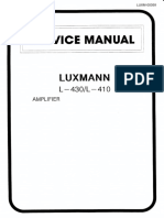 Luxman Service Manual L-410 L-430...