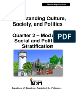 UCSP Module 3 Quarter 2 Social Stratification