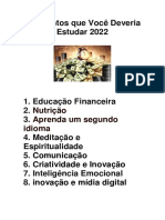 8 Assuntos Que Você Deveria Estudar 2022