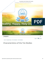 Characteristics of The Ten Bodies - 3HO Foundation