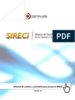 Procedimiento contraseña-SIRECI