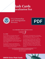 Civics Flash Cards: For The Naturalization Test