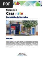 Porta Sevicios Fundación Casa Arte