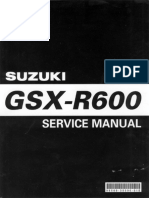 (SUZUKI) Manual de Taller Suzuki GSX-R600 2004 Ingles