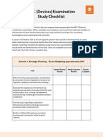 RAC (Devices) Examination Study Checklist: Domain I: Strategic Planning - Exam Weighting Approximately 29%