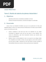 Enunciado Caso Práctico - M1T3 - Diseño de Tuberías de Plantas Industriales I