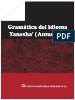 Gramática Del Idioma Yanesha (Amuesha) - Slp43