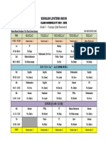 Sekolah Lentera Kasih Grade 7 - Courage (2nd Semester) Monday Tuesday Wednesday Thursday Friday