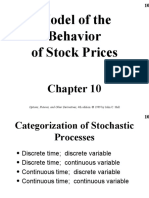 Behaviour of Stock Prices