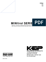 Minitrol Series: Installation & Operating Instructions