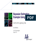 Bayesian Estimation Example Using Pymc: Scipy 2010 Lightning Talk