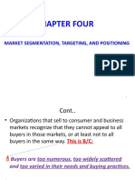 Chapter Four: Market Segmentation, Targeting, and Positioning