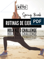 Rutinas de Ejercicio - Spring Break - Hola Keto