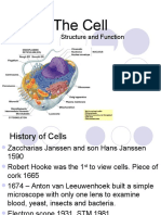 The Cell: Structure and Function