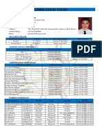 Curriculum Vitae: Personal Data