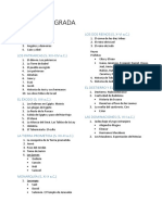 Historia Sagrada. Esquema