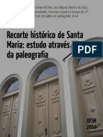 Recorte Histórico de Santa Maria - Estudo Através Da Paleografia