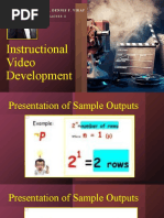 Instructional Video Development Using MS PowerPoint