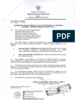 Advisory No. 028 S, 2022-Submission of Bir Form No. 2316 To The Bureau of Internal Revenue - Revenue District Office No. 2