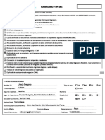 Formulario F SPE 001