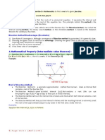 A Mathematical Property (Intermediate Value Theorem) - : Bisection Method Disadvantages (Drawbacks)